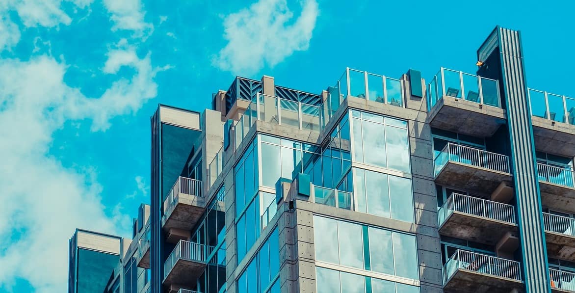 Modern tall building