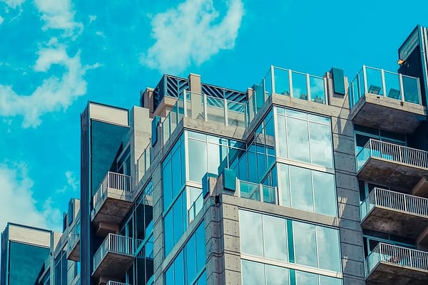 Modern tall building