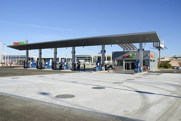 Clean gas station
